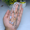 Shejri Aqeeq Tasbih – Premium Handmade Natural Agate Prayer Beads