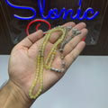 Natural Lemon Aqeeq Tasbih – 100 Prayer Beads | 6mm Genuine Agate Misbaha | Handmade Islamic Prayer Beads