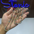 Natural Stone Tasbih – 100 Prayer Beads | 6mm Handmade Misbaha | Islamic Tasbeeh for Daily Dhikr