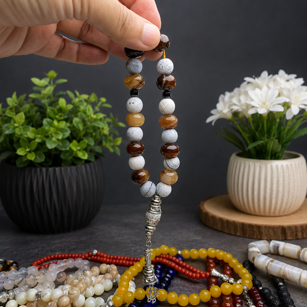 🖤 Sulamani Antique Tasbih | ⚠️ Only 2 Pieces Left in Stock – Advance Payment Required | Free Delivery 🚚