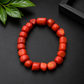 Natural Marjan Stone Bracelet – Coral Gemstone Beads | Unisex Bracelet
