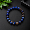 Natural Lapis Lazuli Bracelet – Deep Blue Gemstone Beads | Premium Bracelet