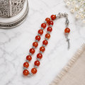 Yemeni Aqeeq Tasbih – Premium Aqeeq Stone Prayer Beads