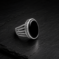 Premium Black Aqeeq Ring | Cash on Delivery & Free Shipping