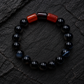 Premium Black Sulemani Aqeeq & Yemeni Aqeeq Bracelet