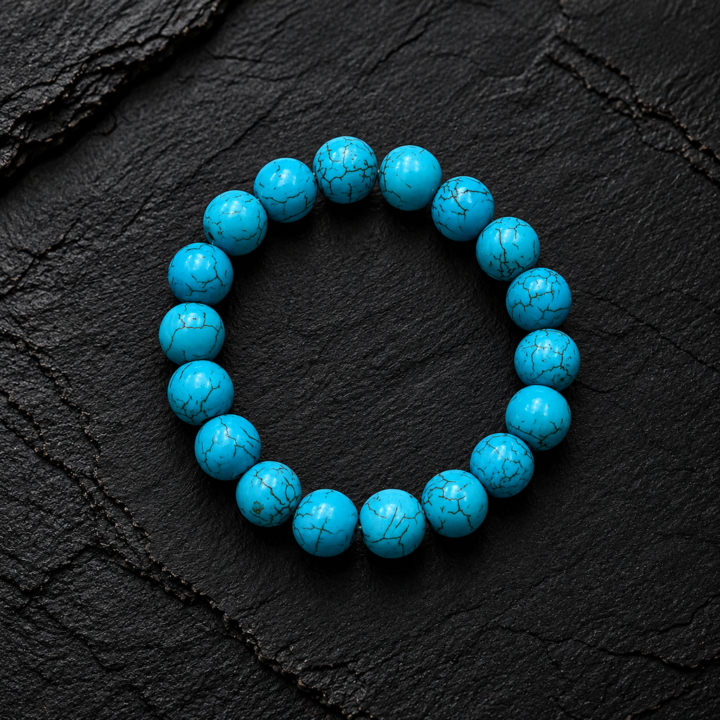 Premium Feroza Turquoise Gemstone Bracelet