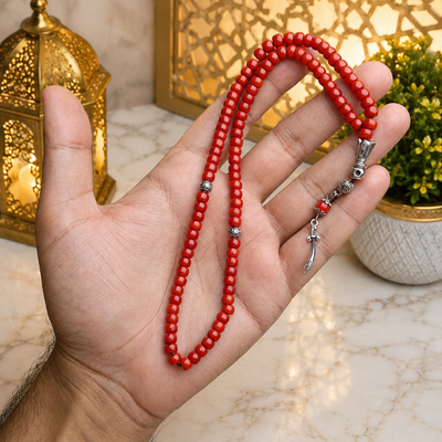 Marjan Tasbih – 100 Prayer Beads | Premium Quality | Free Delivery 🚚 | ادائیگی سے پہلے پارسل کھول کر چیک کریں 📦