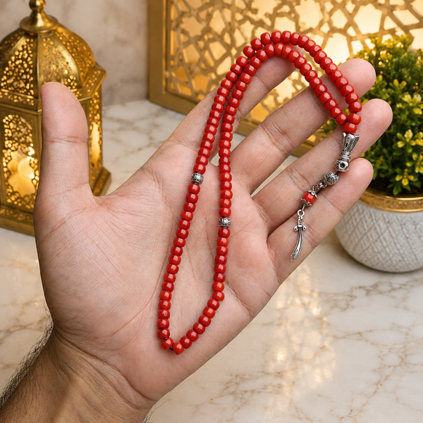 Marjan Tasbih – 100 Prayer Beads | Premium Quality | Free Delivery 🚚 | ادائیگی سے پہلے پارسل کھول کر چیک کریں 📦