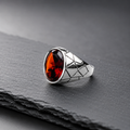 Premium Red Ruby Colour Zircon Ring | Cash on Delivery & Free Shipping