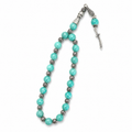 Premium Amazonite Stone Tasbih – Natural Aqua Green Prayer Beads