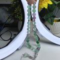 Natural Fluorite Stone Tasbih – 33 Beads Premium Prayer Tasbih | Free Delivery Across Pakistan